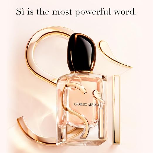 Giorgio Armani Sì Eau de Parfum for Women – 100 mL / 3.4 fl oz