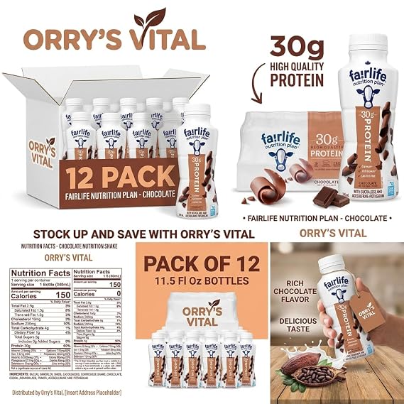 Nutrition Plan High Protein Chocolate Shake – 12 Pack