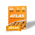 Atlas Protein Bar – 20g Clean Protein, 1g Natural Sugar, No Seed Oils, Gluten Free, No Artificial Sweeteners, Peanut Butter Chocolate Chip, 12 Count