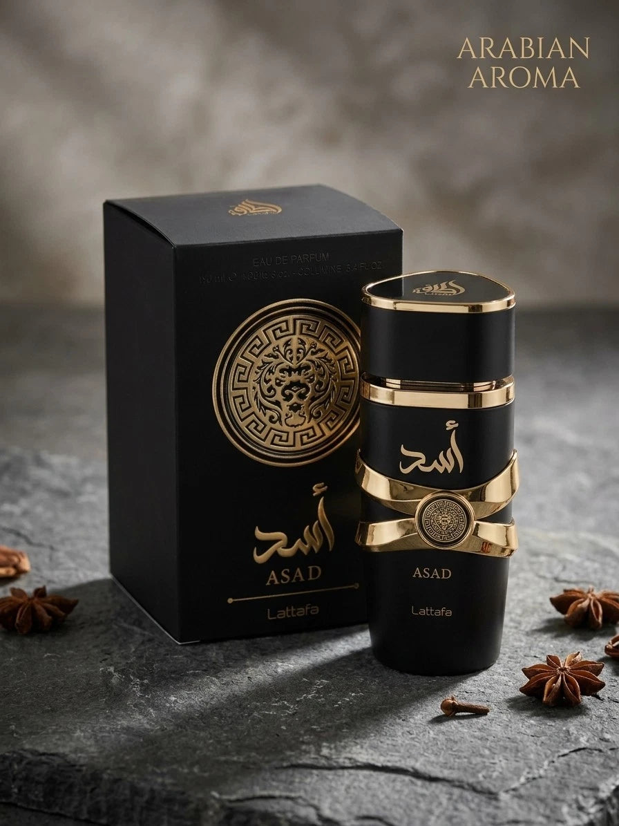 Lattafa Perfumes Asad Black Edition Eau de Parfum Spray for Unisex – 3.4 oz / 100 ml