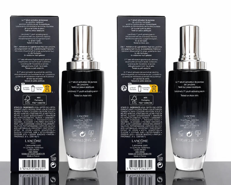 Pack of 2 Lancôme Advanced Génifique Youth Activating Concentrate Face Serum 100ml